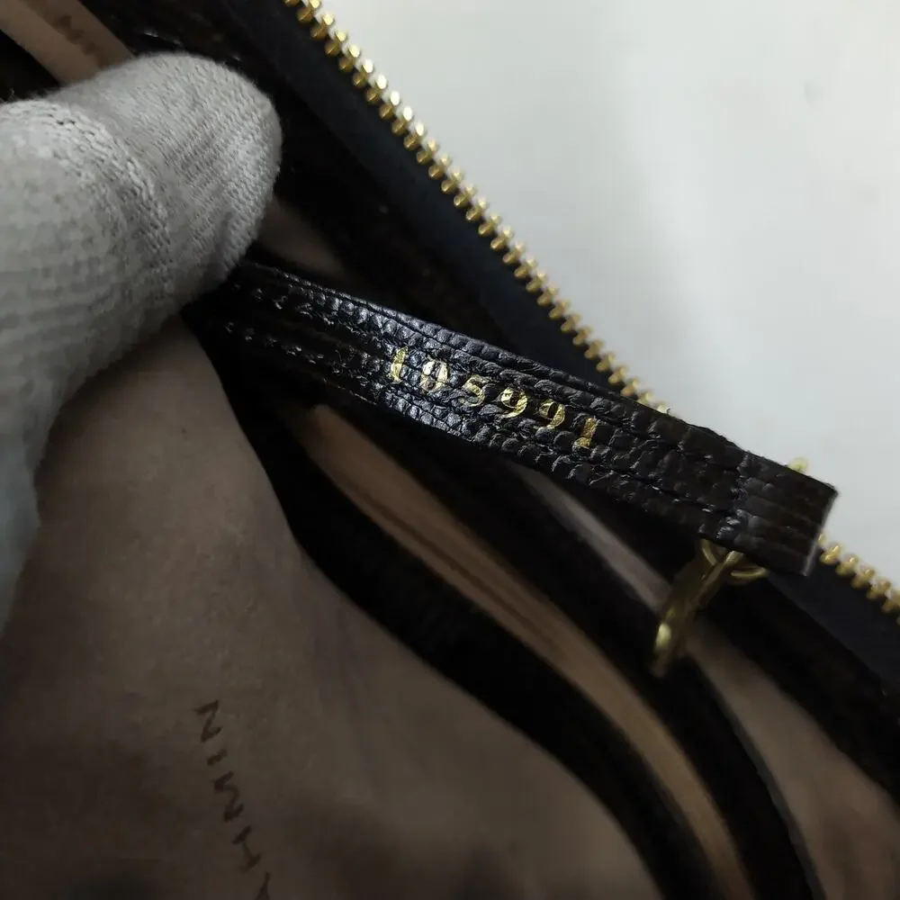 Brahmin Bekka Brown Leather Zipper Closure Hobo Shoulder Bag